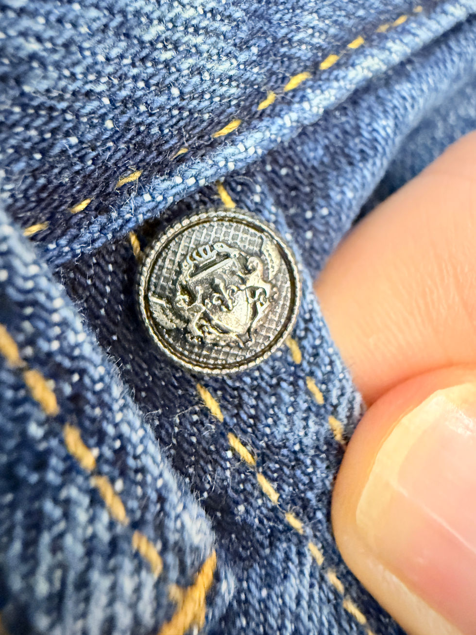 Miniatura: Balmain biker denim