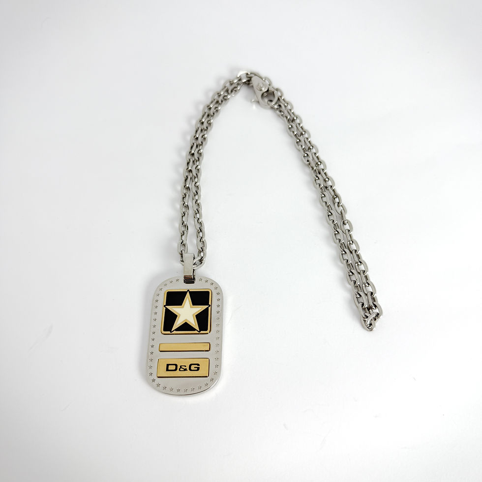 Miniatura: Dolce & Gabbana naszyjnik dog tag gwiazda