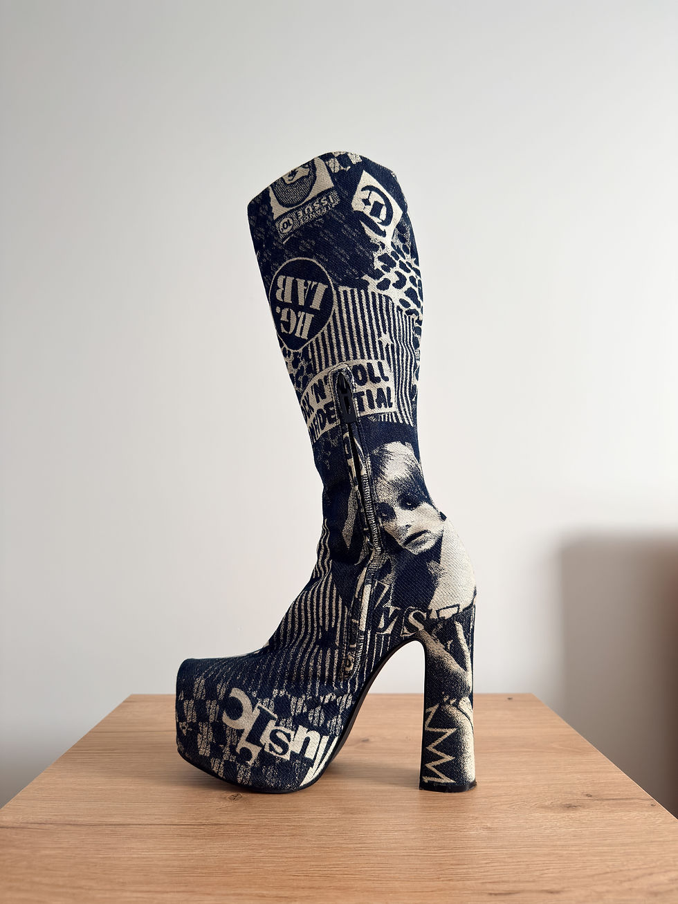 Miniatura: Hysteric Glamour denim kozaki