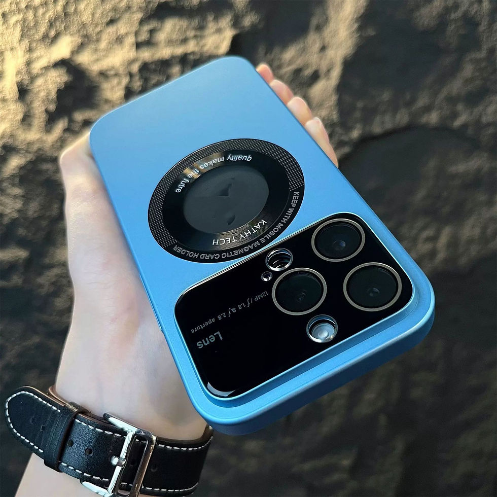 Thumbnail: Magnetic Suction Large Window Protector Phone Case
