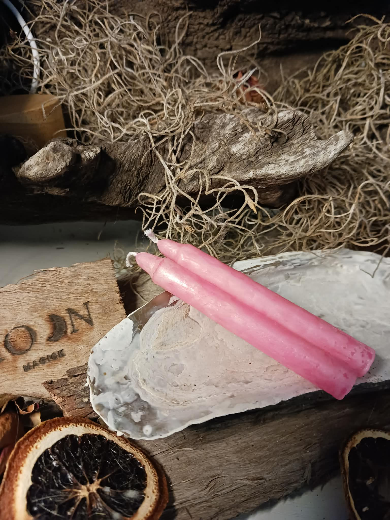 Pink Spell Candle