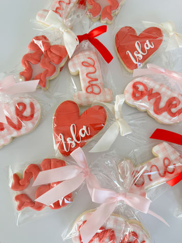 decorated sugar cookies with packaging