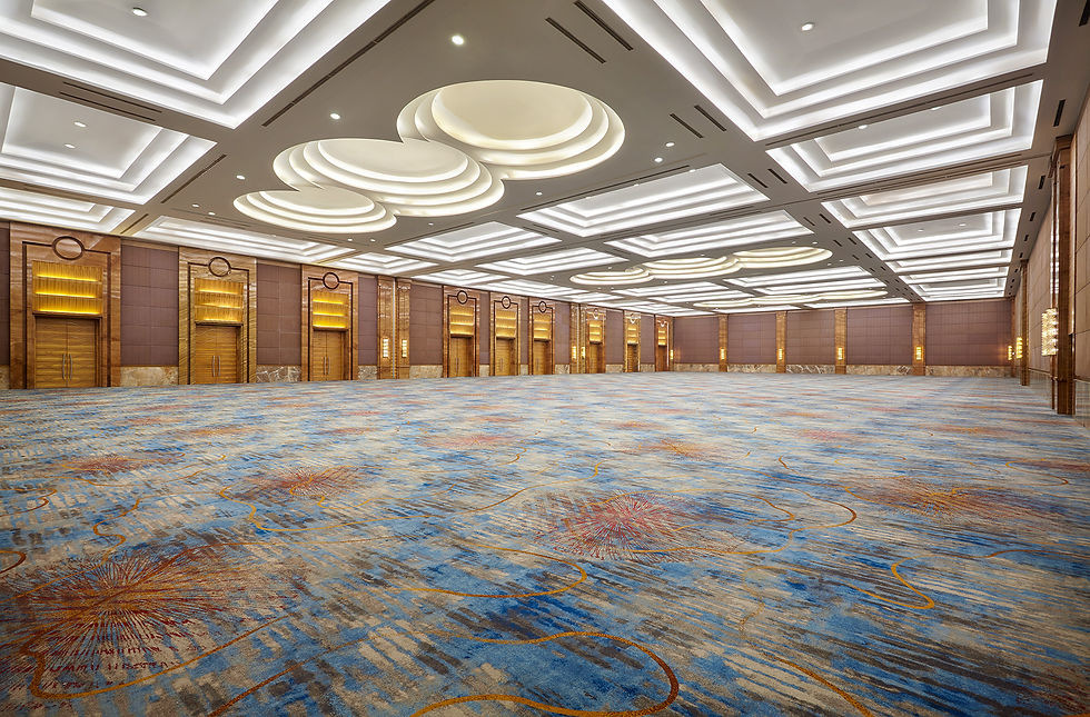 Pullman Grand Ballroom at Pullman Jakarta Central Park featuring a spacious pillarless layout and contemporary event space.