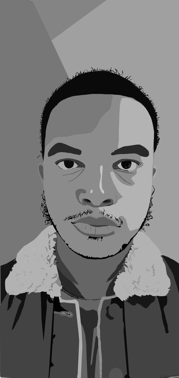 SelfPortraitVector(White&Black)-Benny.jp