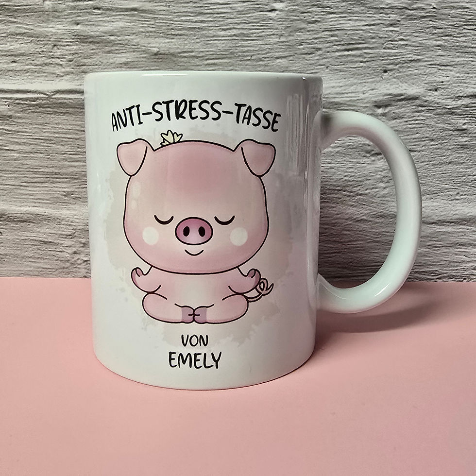 Miniaturbild: Anti-Stress-Tasse Viele verschiedene Motive personalisiert