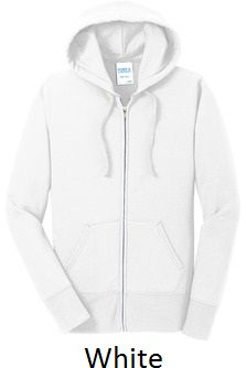 Thumbnail: EPLPC78ZH Port & Company® Ladies Core Fleece Full-Zip Hooded Sweatshirt.