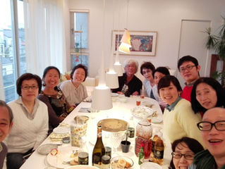 入居者のみなさんと食事会をしました!