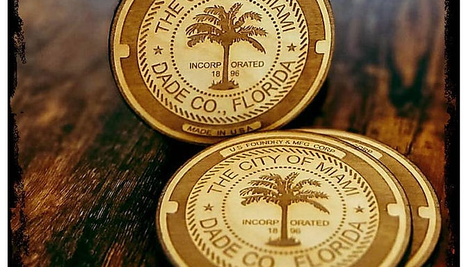 Miami Dade Manhole Coasters