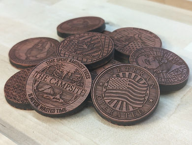 Wooden Challenge Coins