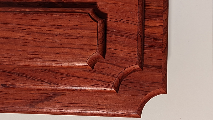 Blank Padauk Rectangle Plaques, Blank Wooden Plaque (PadPX)