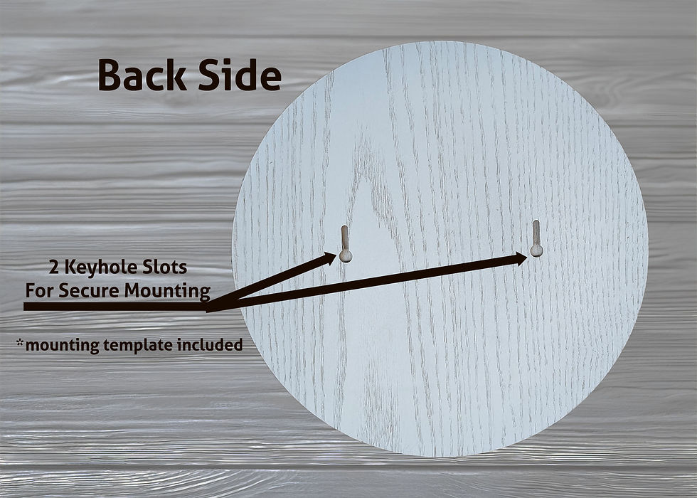 Thumbnail: Premium White Painted Red Oak Wooden Round Plaque - Versatile Round Wooden Blank