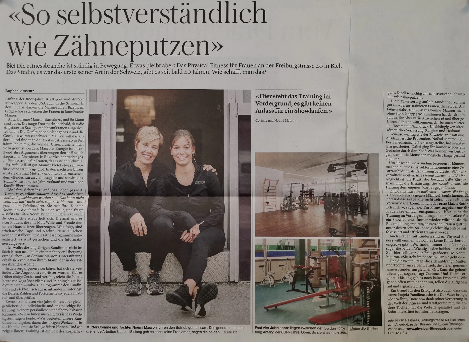 Beitrag BielerTagblatt Nov.2019