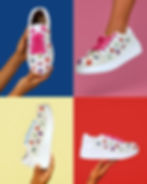 Thumbnail: Colored Cross Sneakers