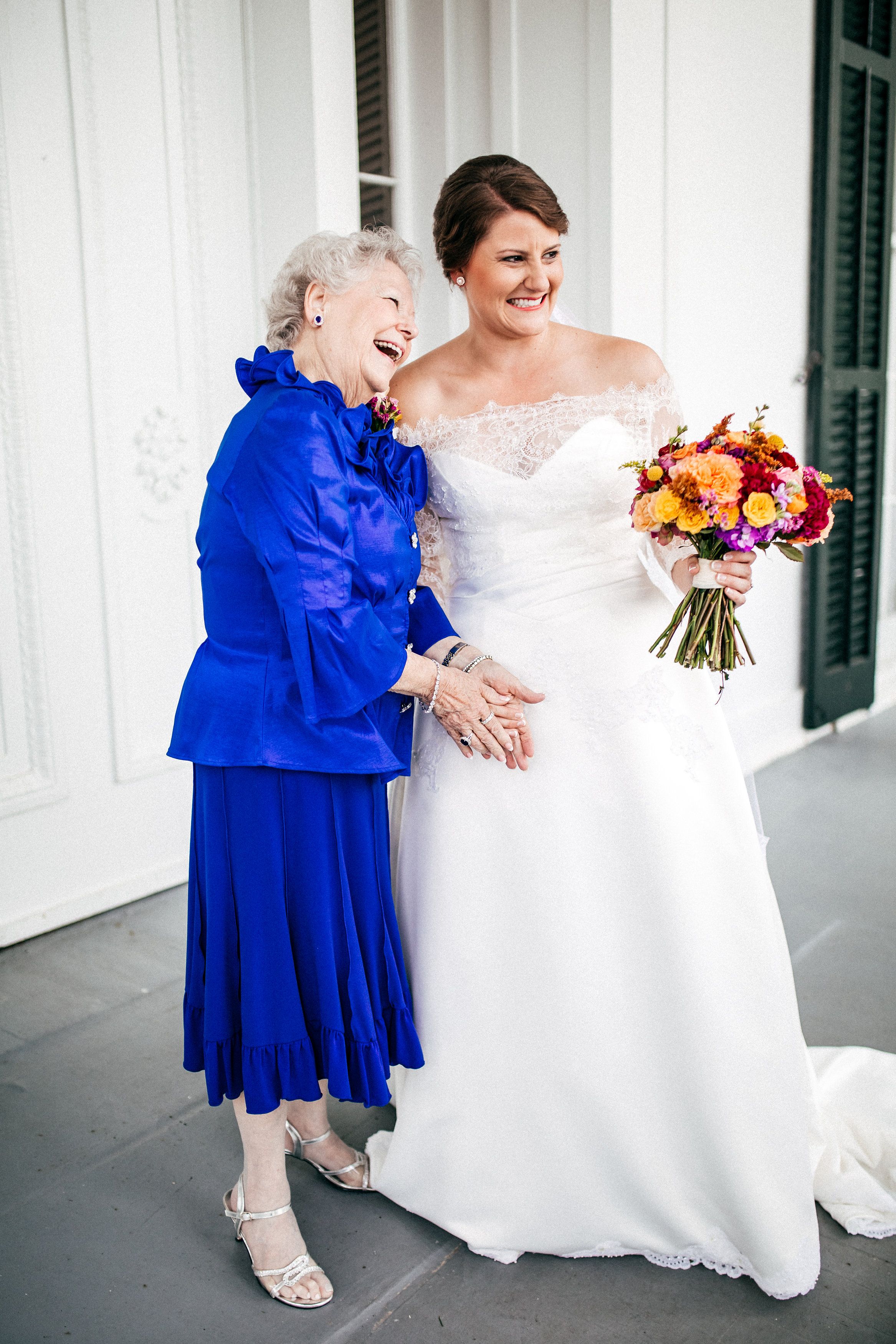 Grandmother's first look