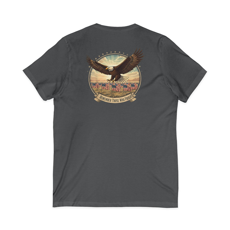 Thumbnail: Remember Those Who Fought. Veteran Mental Health V Neck