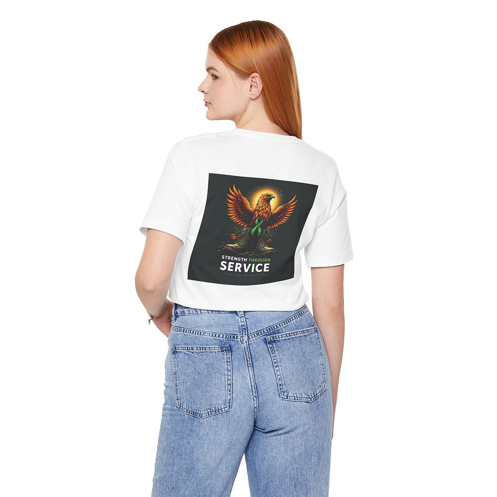 Thumbnail: Strength Through Service Veteran Mental Health Tee.