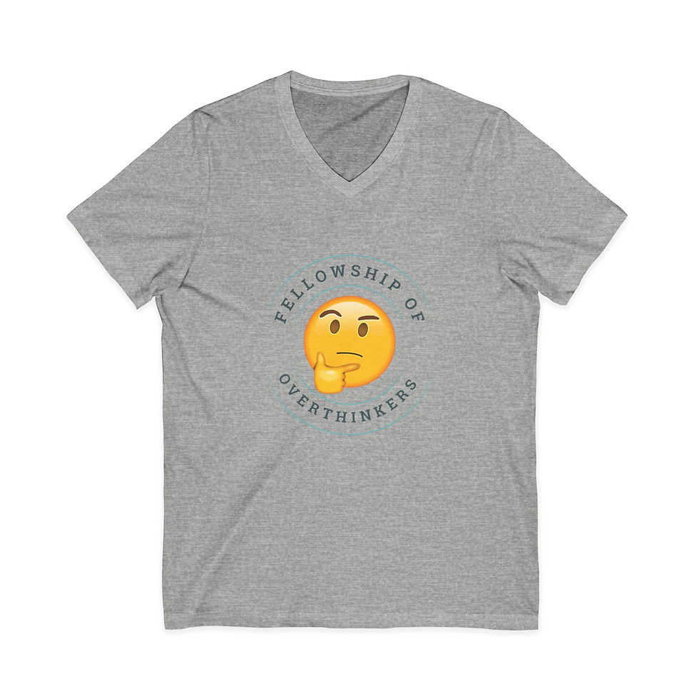Thumbnail: Fellowship of Overthinkers V-Neck T-Shirt