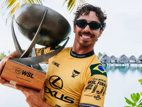 O curitibano Yago Dora é Campeão de Surfe
