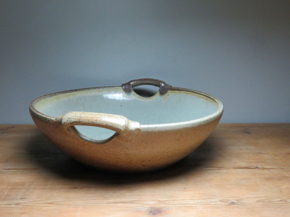 Thumbnail: Salt Glazed Ceramic Fruit Bowl