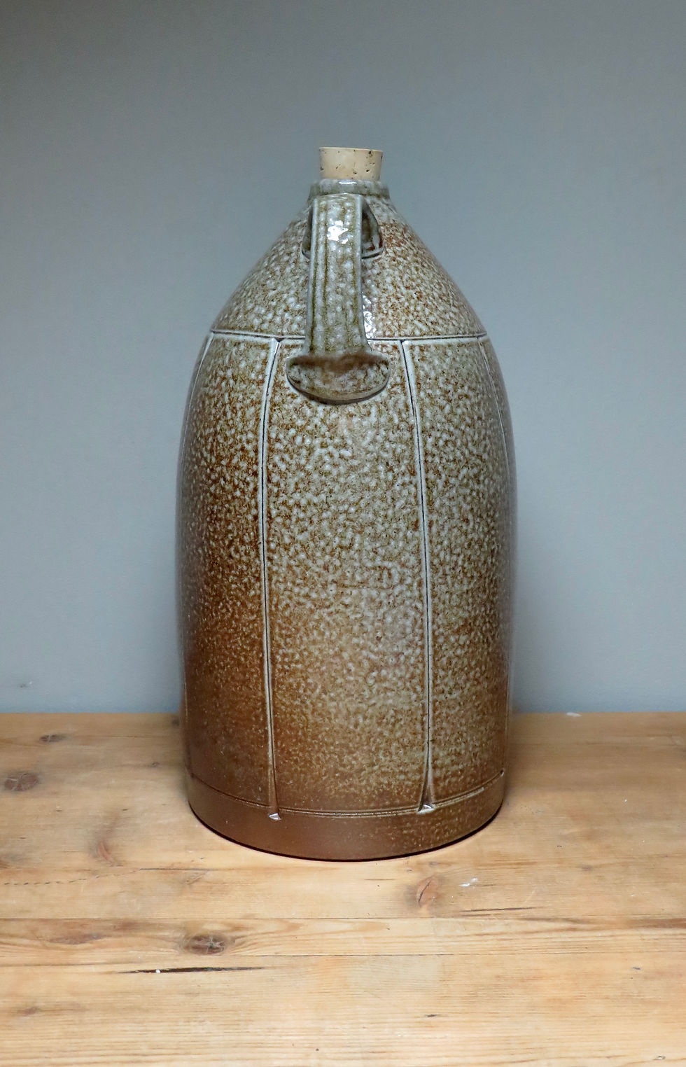 Thumbnail: Handmade_Ceramic_ Salt Glaze_ Bottle_Cider
