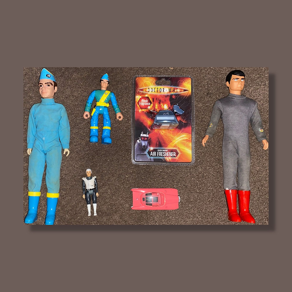 Gerry Anderson Thunderbirds & Captain Scarlet Lot - 12in Figures, 3.75in & FAB1