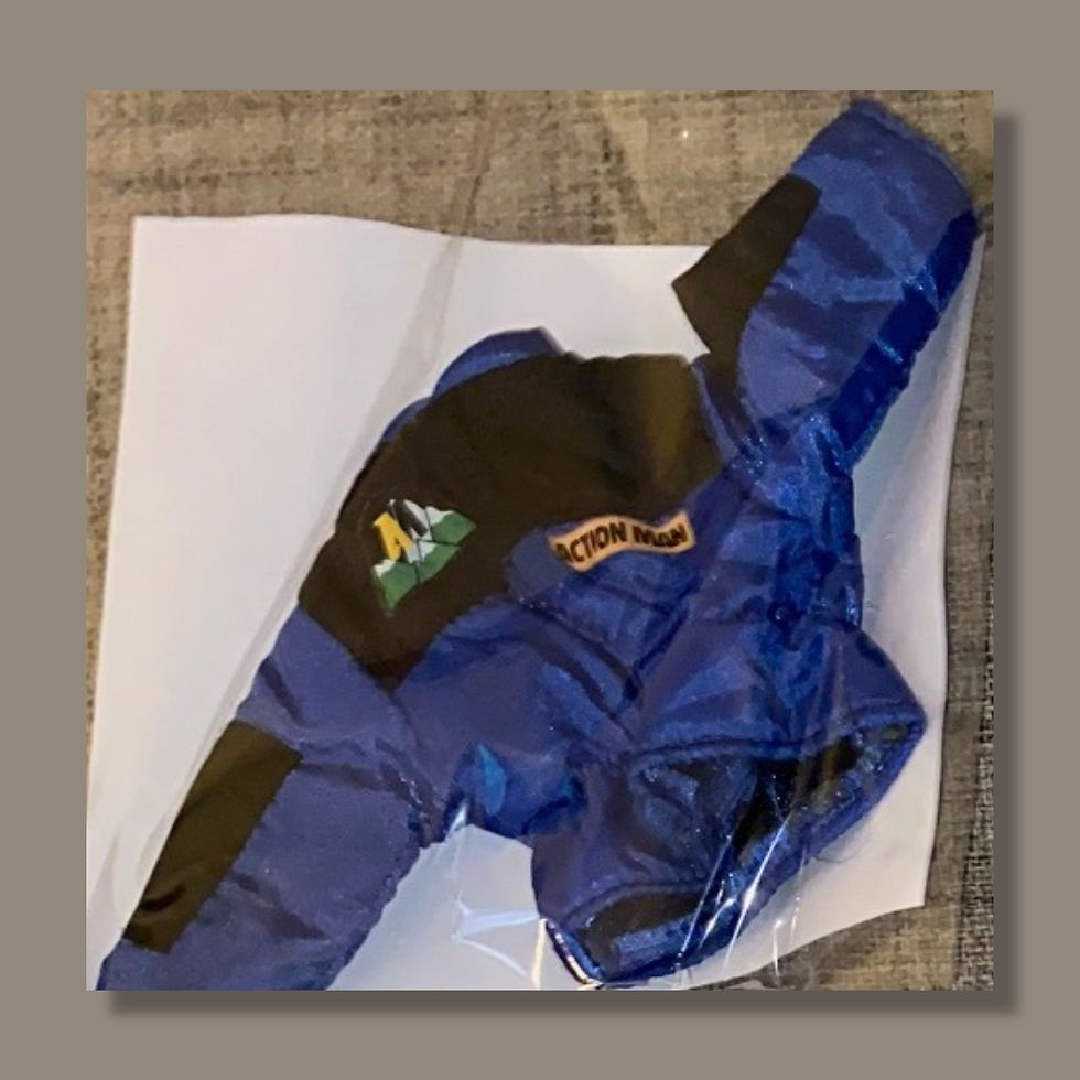 Vintage Blue Anorak Jacket - Appears to fit Action Man / 1/6 Scale Figures