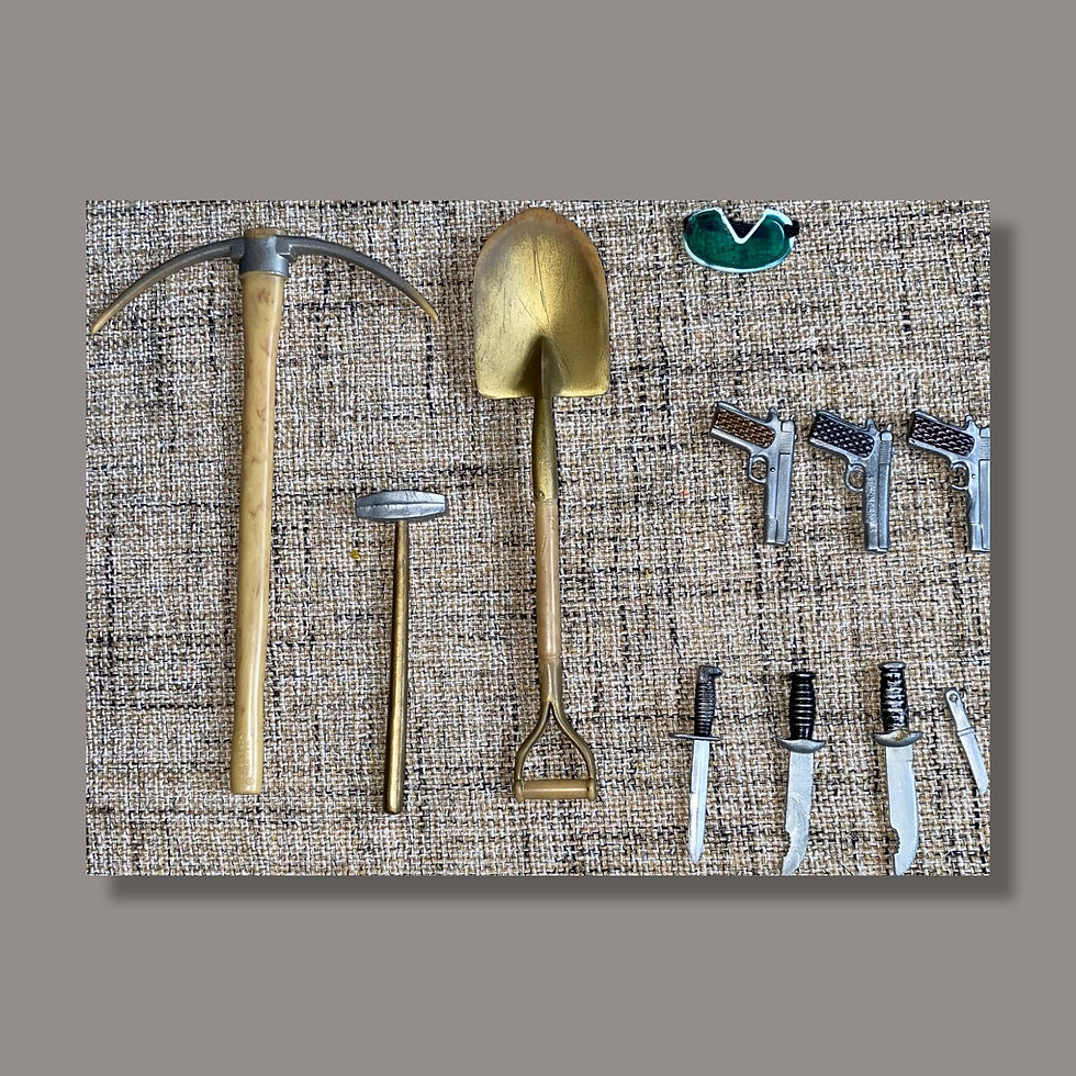 Mixed Action Figure Accessories Job Lot - Weapons & Tools (Identity Uncertain)