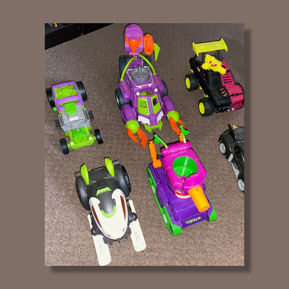 Imaginext DC Super Friends Villain Vehicle Lot Joker Tank Lex Luthor Two-Face