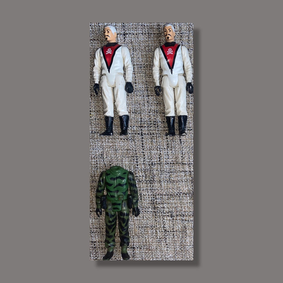 Job Lot 3 Vintage 3.75 Action Figures - Possible GI Joe Parts (Identity Uncer...