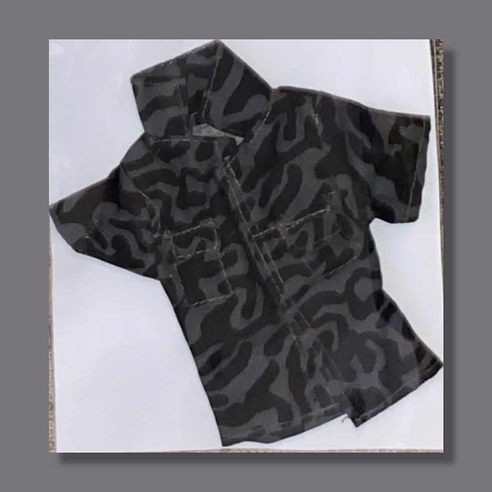 1/6 Scale Tiger Stripe Camo Shirt - Brand Unverified