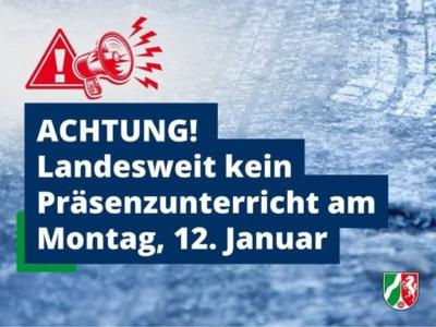 Distanzunterricht (12.01.2026)