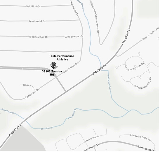 Map of Elite Performance Athletics