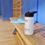 Thumbnail: Massage Body Stainless Steel Water Bottle, Standard Lid