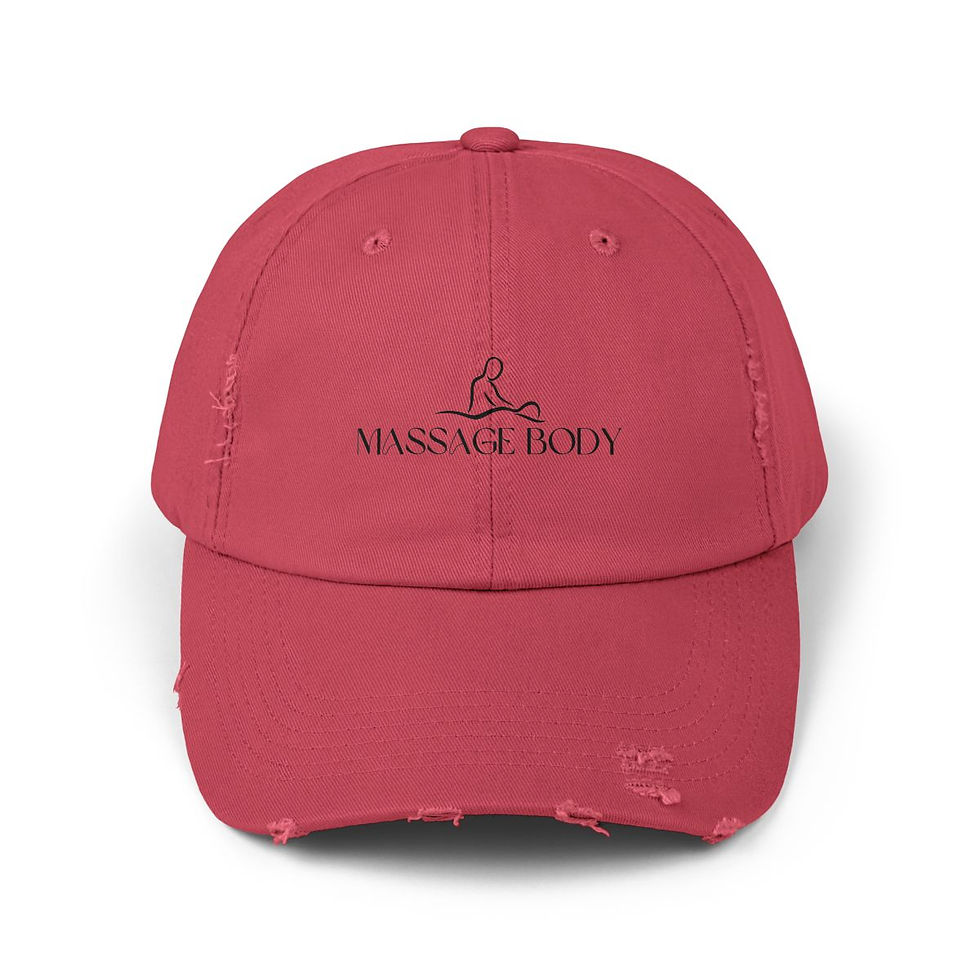 Massage Body Unisex Distressed Cap