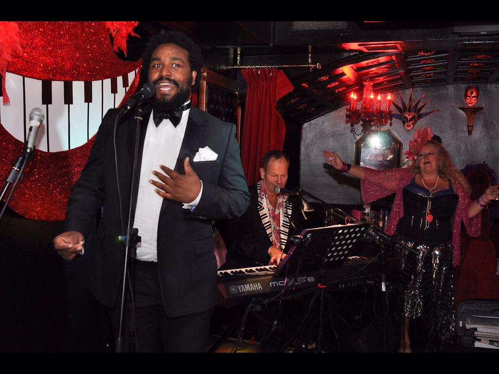 La La at 50th birthday party