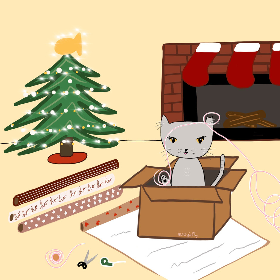 Gift Wrapping Station (Cat Version)