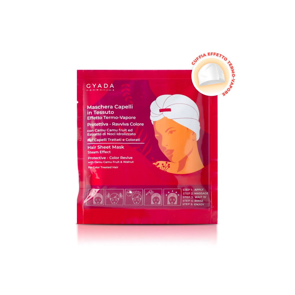 GYADA COSMETICS -Maschera Capelli In Tessuto Effetto Termo-Vapore