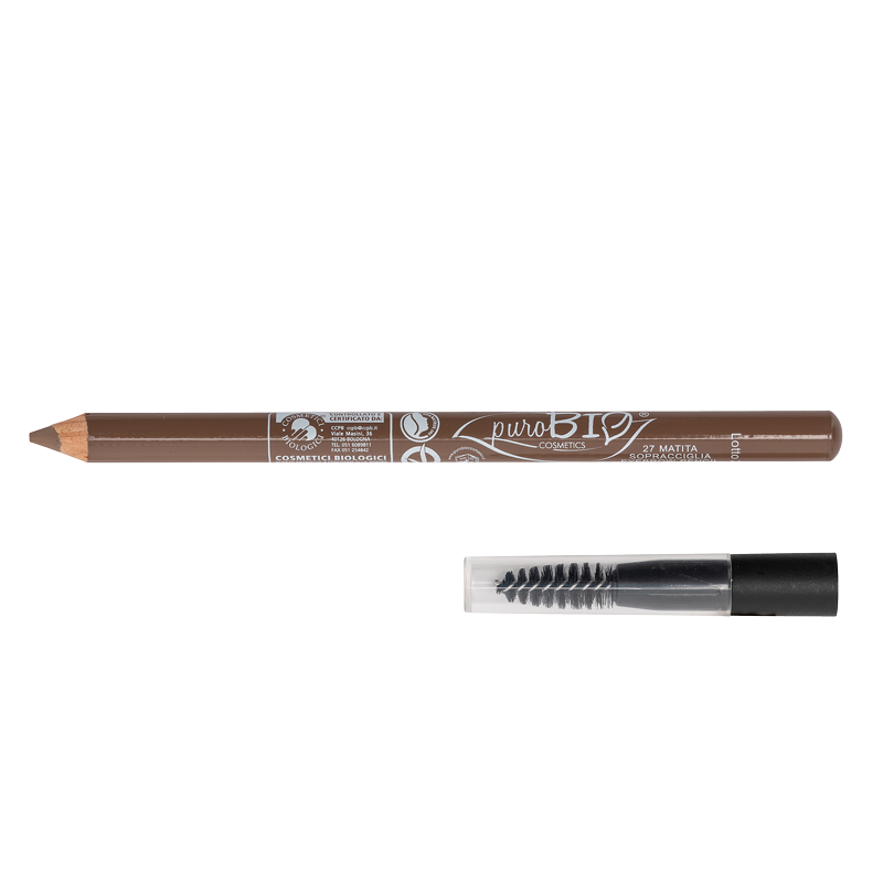 PUROBIO COSMETICS - Matita Sopraccigliare con Scovolino | 4 TONALITÀ