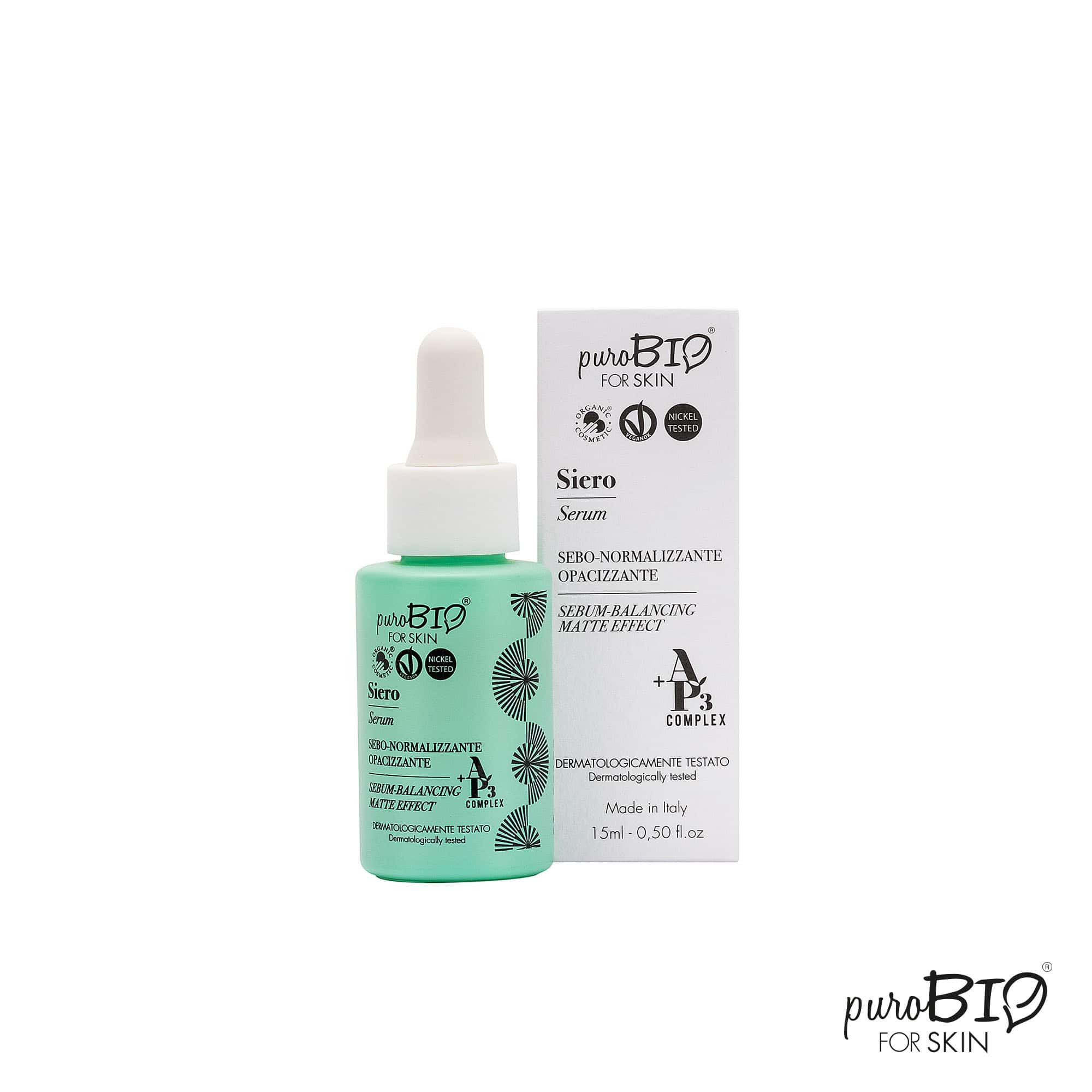 PuroBio FOR SKIN - Siero Sebo-normalizzante Opacizzante
