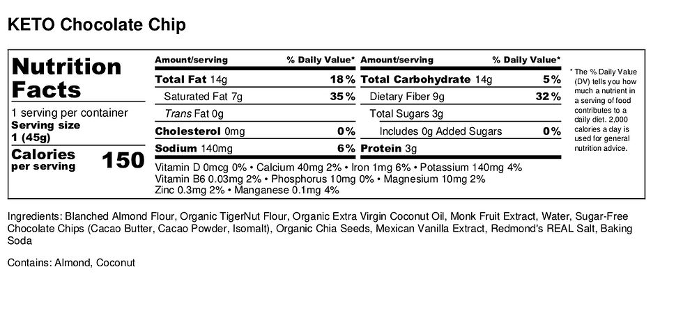 Thumbnail: Keto Chocolate Chip (6-pack)