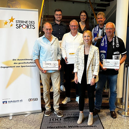 Sieger Stern des Sports in Bronze!