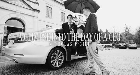 Nicholas Gill presents his debut YouTube video, filmed for the first time outside his exquisite residence.