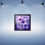 Thumbnail: "ABSTRACT FLOWERS IN PURPLE" Framed
