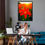 Thumbnail: "ABSTRACT GLORIOSA LILY AT SUNSET" Framed
