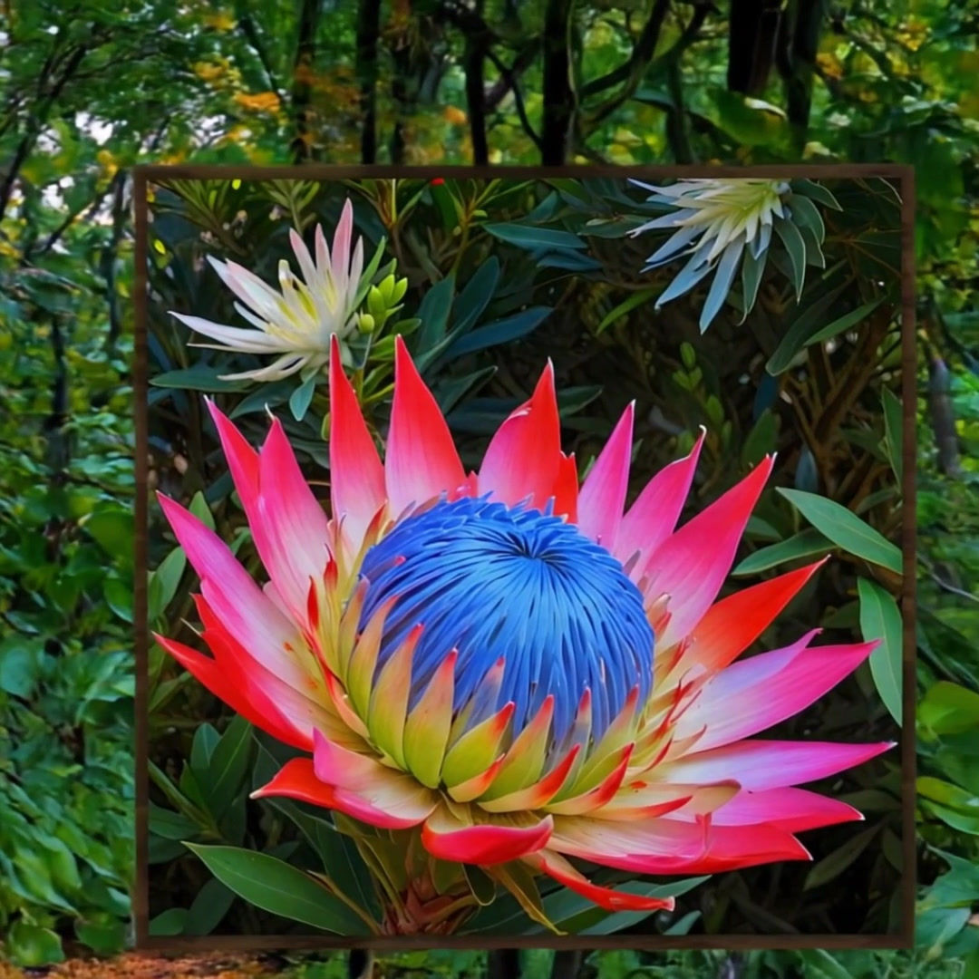 "KING PROTEA" Framed