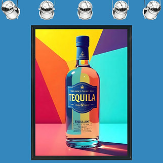 Pop Art "TEQUILA" Framed
