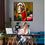 Thumbnail: "RED NEGLIGEE" Framed