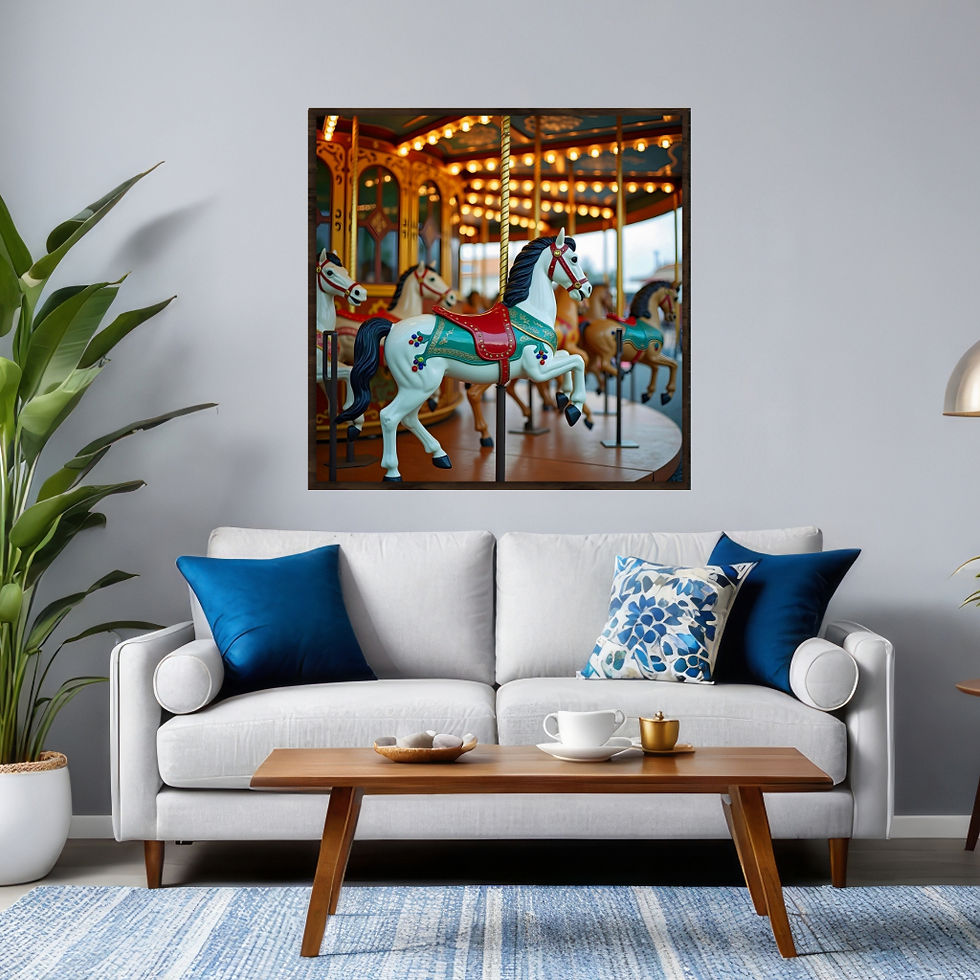 Thumbnail: "CAROUSEL" Framed
