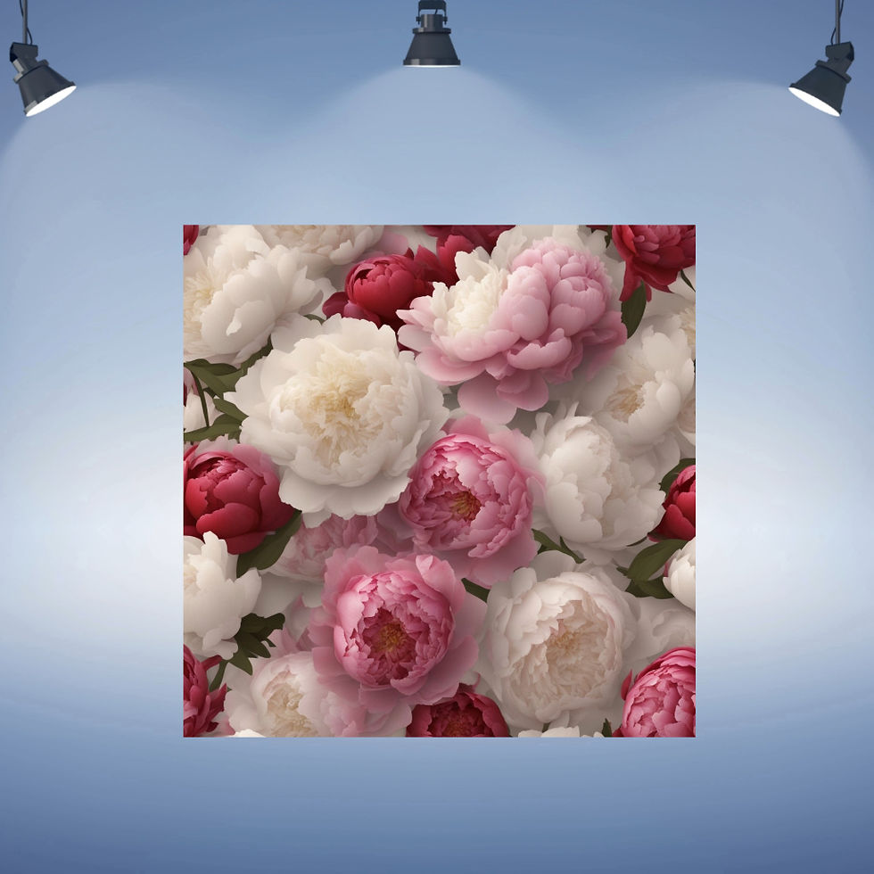 Thumbnail: wall art flower home decor canvas art work