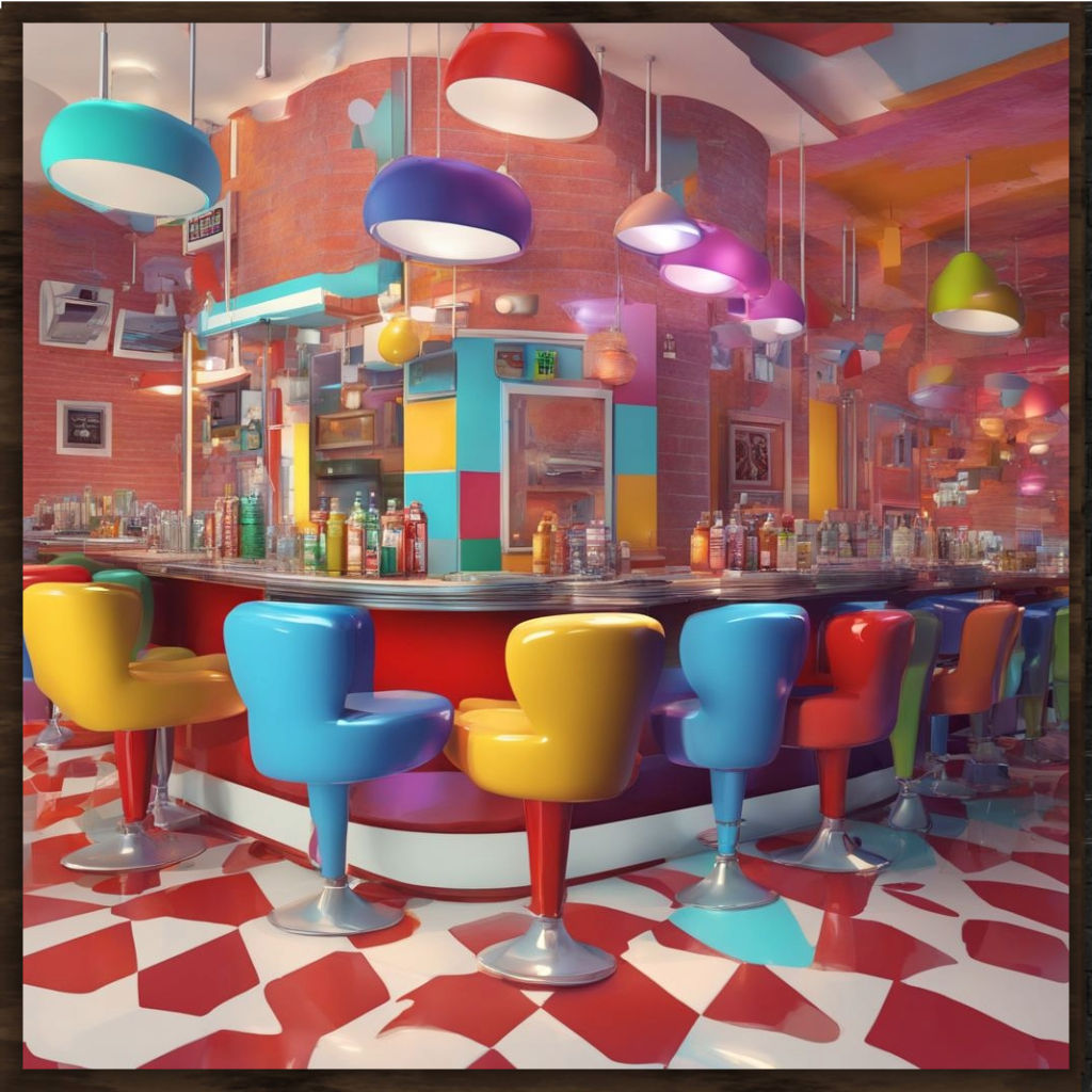 DINER affordable wall art home decor canvas art work